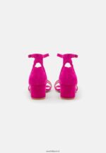 femmes sandales en cuir rose 006BT1283 Anna Field - Image 4