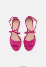 femmes sandales en cuir rose 006BT1408 Anna Field - Image 6
