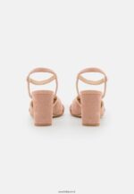 femmes sandales en cuir rose clair 006BT1321 Anna Field - Image 4