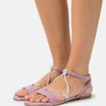 femmes sandales lilas 006BT1384 Anna Field