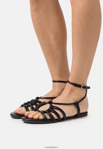 femmes sandales noir 006BT1438 Anna Field