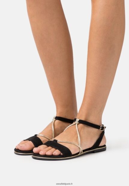femmes sandales noir 006BT1443 Anna Field
