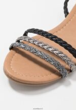 femmes sandales noir/argent 006BT1248 Anna Field - Image 3