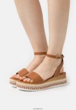 femmes sandales plateforme cognac 006BT1474 Anna Field