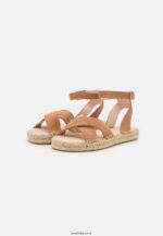 femmes sandales plateforme cuir cognac 006BT1560 Anna Field - Image 3