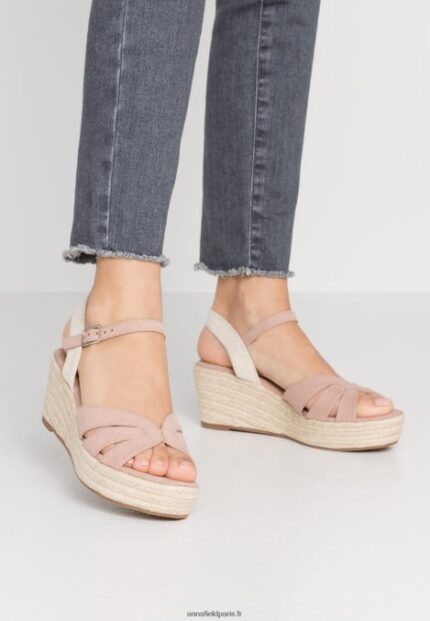 femmes sandales plateforme rose clair 006BT1463 Anna Field