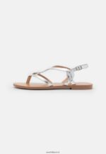 femmes sandales t-bar argent 006BT1507 Anna Field