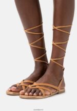 femmes sandales t-bar cognac 006BT1501 Anna Field