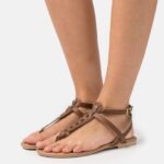 femmes sandales t-bar cognac 006BT1537 Anna Field