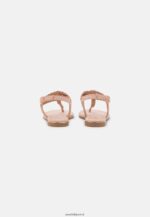 femmes sandales t-bar couleur or rose 006BT1520 Anna Field - Image 4