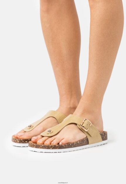 femmes sandales t-bar kaki 006BT1543 Anna Field