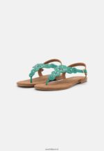 femmes sandales t-bar turquoise 006BT1502 Anna Field - Image 3