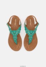 femmes sandales t-bar turquoise 006BT1502 Anna Field - Image 6