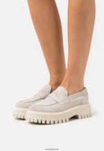 femmes sans lacets en cuir beige 006BT1808 Anna Field