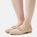 femmes sans lacets en cuir beige 006BT1810 Anna Field