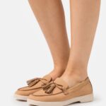 femmes sans lacets en cuir beige 006BT1814 Anna Field
