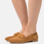 femmes sans lacets en cuir cognac 006BT1819 Anna Field