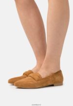 femmes sans lacets en cuir cognac 006BT1819 Anna Field