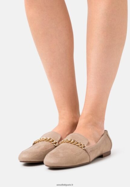 femmes sans lacets taupe 006BT1816 Anna Field