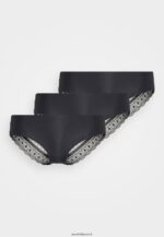 femmes slip frolice 3pp noir 006BT967 Anna Field - Image 4