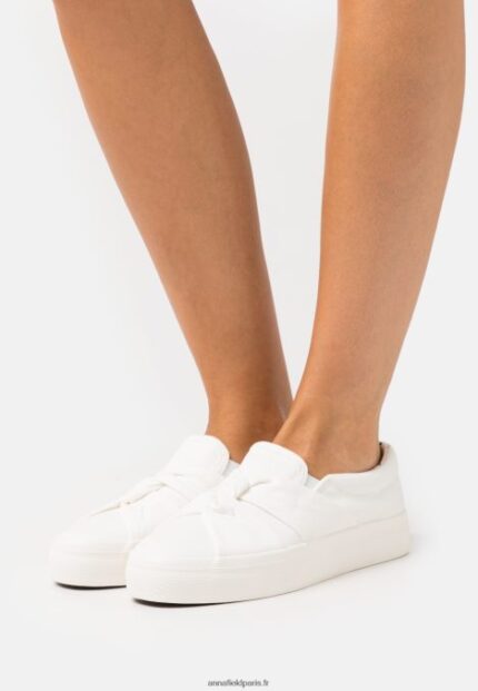 femmes slip-on blanc 006BT1194 Anna Field