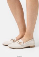 femmes slip on en cuir blanc cassé 006BT1823 Anna Field