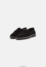 femmes slip on en cuir noir 006BT1794 Anna Field - Image 2