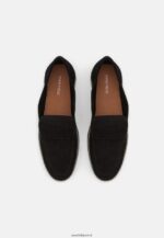 femmes slip on en cuir noir 006BT1794 Anna Field - Image 5