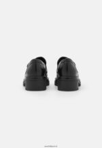 femmes slip on en cuir noir 006BT1817 Anna Field - Image 4