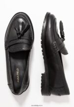 femmes slip on en cuir noir 006BT1829 Anna Field - Image 4