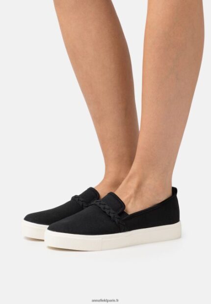 femmes slip-on noir 006BT1221 Anna Field