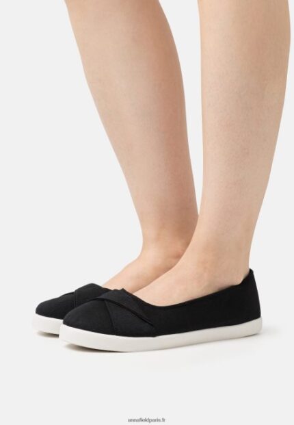 femmes slip-on noir 006BT1812 Anna Field