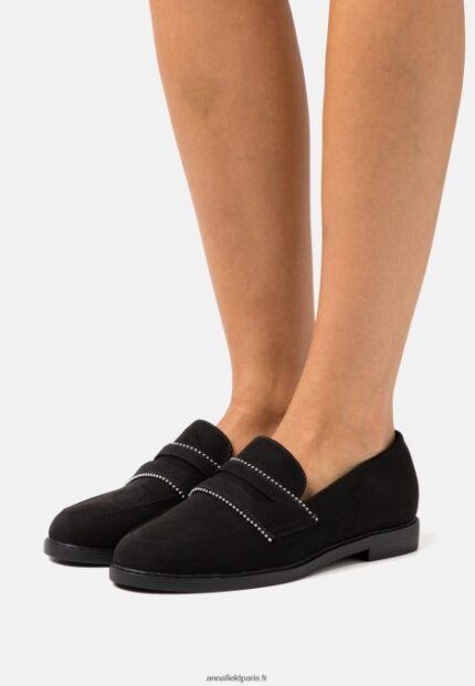 femmes slip-on noir 006BT1813 Anna Field