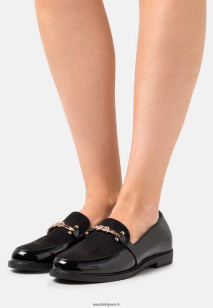 femmes slip-on noir 006BT1824 Anna Field