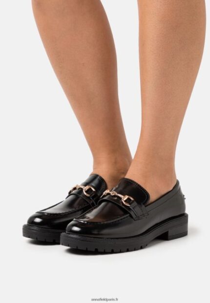 femmes slip-on noir 006BT1831 Anna Field