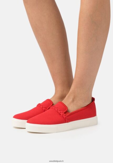 femmes slip-on rouge 006BT1197 Anna Field