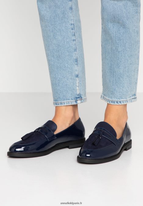 femmes_slip_ons_bleu_fonce_006bt1830_anna_field.jpg femmes slip-ons bleu foncé 006BT1830 Anna Field - Image 1