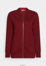 femmes sweat zippé bordeaux 006BT735 Anna Field