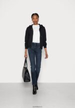 femmes sweat zippé noir 006BT768 Anna Field - Image 2