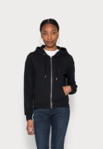 femmes sweat zippé noir 006BT768 Anna Field