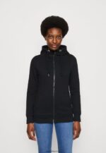 femmes sweat zippé noir 006BT770 Anna Field