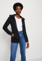 femmes sweat zippé noir 006BT770 Anna Field - Image 4