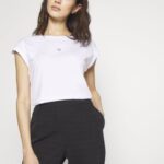 femmes t-shirt basique blanc 006BT280 Anna Field