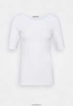 femmes t-shirt basique blanc 006BT376 Anna Field
