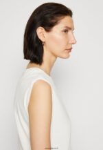 femmes t-shirt basique blanc cassé 006BT343 Anna Field - Image 4