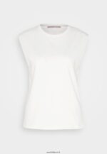 femmes t-shirt basique blanc cassé 006BT343 Anna Field - Image 5