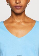 femmes t-shirt basique bleu 006BT276 Anna Field - Image 6