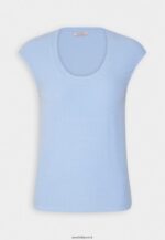 femmes t-shirt basique bleu 006BT289 Anna Field - Image 4