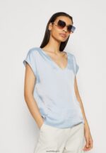femmes t-shirt basique bleu clair 006BT282 Anna Field - Image 4
