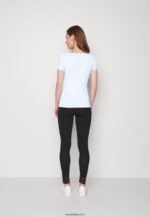 femmes t-shirt basique bleu clair 006BT338 Anna Field - Image 3